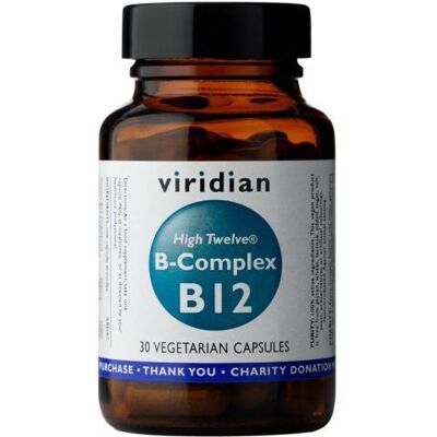 Viridian High Twelve B-Komplex B12 30 pflanzliche Kapseln Viridian High Twelve B-Komplex B12 30 pflanzliche Kapseln