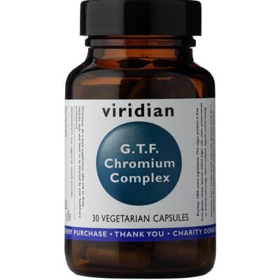 Viridian Chrome Complex GTF 30 Gemüsekapseln Viridian Chrome Complex GTF 30 Gemüsekapseln