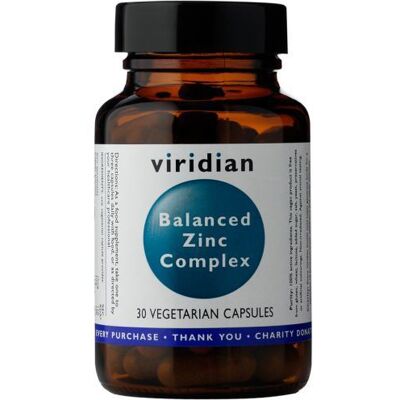 Viridian Ausgewogener Zinkkomplex 30 Gemüsekapseln Viridian Ausgewogener Zinkkomplex 30 Gemüsekapseln
