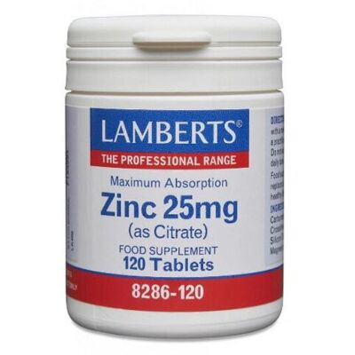 Lamberts Zink 25 mg Tägliche Mineralstoffzufuhr 120 Tabletten Lamberts Zink 25 mg Tägliche Mineralstoffzufuhr 120 Tabletten