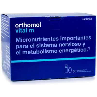 Orthomol Vital M - Nahrungsergänzungsmittel mit Vitaminen & Mineralien - Unterstützt Nervensystem & Energie Orthomol Vital M - Nahrungsergänzungsmittel mit Vitaminen & Mineralien - Unterstützt Nervensystem & Energie