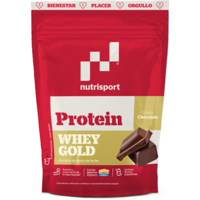 Nutrisport Whey Gold Protein Schokoladenpulver 500 gr Nutrisport Whey Gold Protein Schokoladenpulver 500 gr