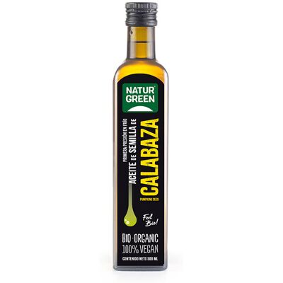 Naturgreen Ökologisches Kürbiskernöl 500 ml Naturgreen Ökologisches Kürbiskernöl 500 ml