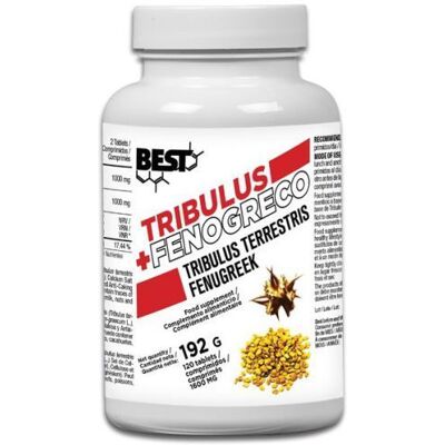 Best Protein Tribulus + Bockshornklee 120 Tabletten 1600 mg Best Protein Tribulus + Bockshornklee 120 Tabletten 1600 mg
