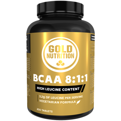 GoldNutrition BCAAs 8:1:1 Force 200 Tabletten GoldNutrition BCAAs 8:1:1 Force 200 Tabletten