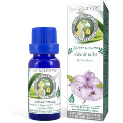 Marnys Roman Sage Essential Oil 15 ml 15 ml Marnys Roman Sage Essential Oil 15 ml 15 ml