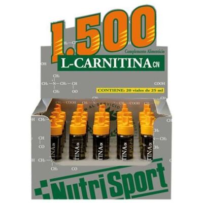 Nutrisport L-Carnitin Erdbeere 1500 mg 20 Ampullen 20 Nutrisport L-Carnitin Erdbeere 1500 mg 20 Ampullen 20