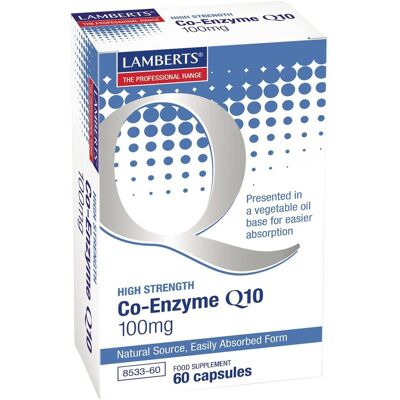Lamberts Coenzym Q10 auf Pflanzenölbasis, 60 Kapseln 100 mg Lamberts Coenzym Q10 auf Pflanzenölbasis, 60 Kapseln 100 mg