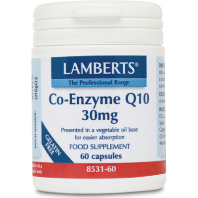 Lamberts Coenzym Q10 auf Pflanzenölbasis, 60 Kapseln 30 mg Lamberts Coenzym Q10 auf Pflanzenölbasis, 60 Kapseln 30 mg