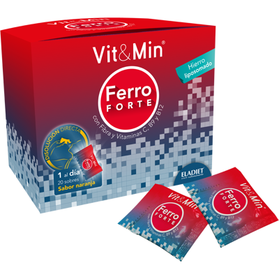 Eladiet Vit&Min; Ferro Forte 20 Sticks 100 gr Eladiet Vit&Min; Ferro Forte 20 Sticks 100 gr