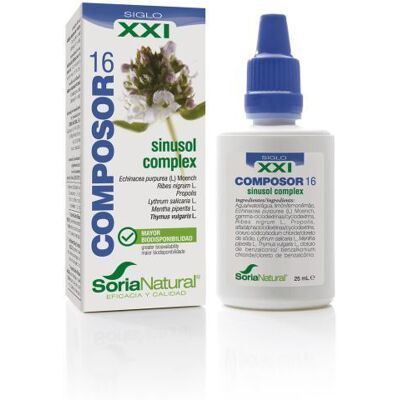Soria Natural Composer 16 Sinusol Complex 25 ml 25 ml Soria Natural Composer 16 Sinusol Complex 25 ml 25 ml