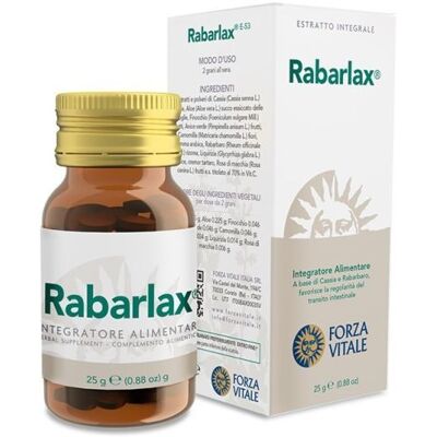 Forza Vitale Rabarlax + 25 g - Nahrungsergänzung Forza Vitale Rabarlax + 25 g - Nahrungsergänzung