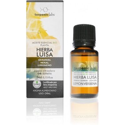 Terpenic Lab Ätherisches Zitronenverbene-Öl 5 ml 5 ml Terpenic Lab Ätherisches Zitronenverbene-Öl 5 ml 5 ml