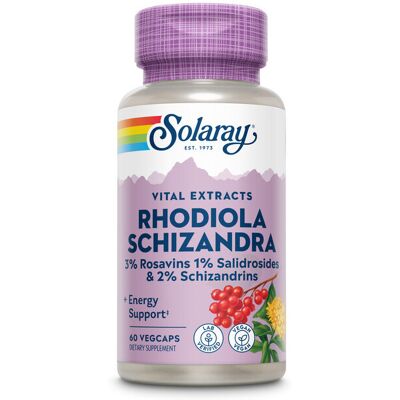 Solaray Schisandra & Rhodiola 500 mg 60 pflanzliche Kapseln Solaray Schisandra & Rhodiola 500 mg 60 pflanzliche Kapseln