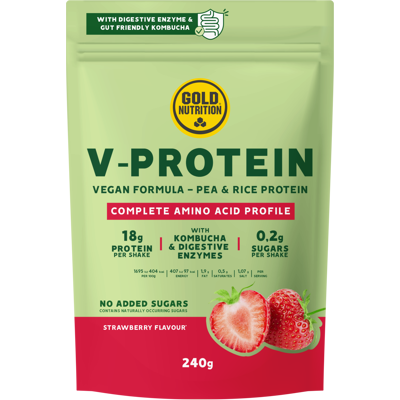 GoldNutrition V-Protein 240 g Himbeere GoldNutrition V-Protein 240 g Himbeere