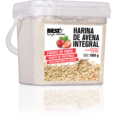 Best Protein Haferflocken 1,9 kg Erdbeere Best Protein Haferflocken 1,9 kg Erdbeere