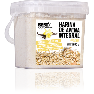 Best Protein Natürliche Haferflocken - Hoch Energie, 1900g Best Protein Natürliche Haferflocken - Hoch Energie, 1900g