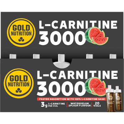 GoldNutrition L-Carnitin 20 Einheiten 3 g Wassermelone GoldNutrition L-Carnitin 20 Einheiten 3 g Wassermelone