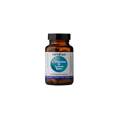Viridian L-Theanin 200 mg und Zitronenmelisse 30 vegetarische Kapseln Viridian L-Theanin 200 mg und Zitronenmelisse 30 vegetarische Kapseln