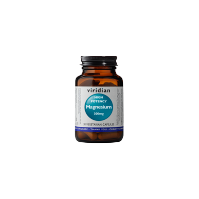 Viridian Hochwirksames Magnesium 300 mg 30 vegetarische Kapseln Viridian Hochwirksames Magnesium 300 mg 30 vegetarische Kapseln