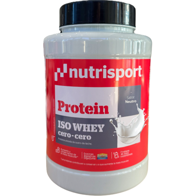 Nutrisport Iso Whey Zero Zero Neutral 900 g Neutro Nutrisport Iso Whey Zero Zero Neutral 900 g Neutro