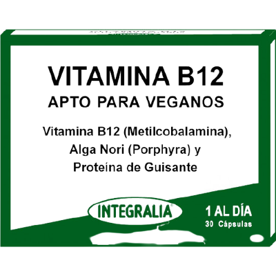 Integralia Vegane B12-Kapseln - Vitamin B12 Ergänzung Integralia Vegane B12-Kapseln - Vitamin B12 Ergänzung