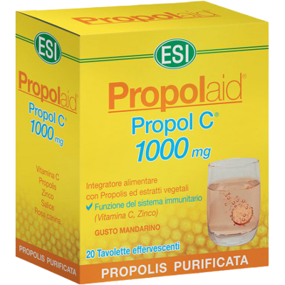 Laboratorios ESI Propolaid Propol C 1000 mg 20 Effervescent Tablets Laboratorios ESI Propolaid Propol C 1000 mg 20 Effervescent Tablets