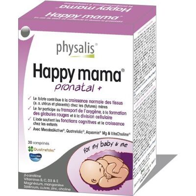 Physalis Happy Mama Pronatal 30 Tabletten Physalis Happy Mama Pronatal 30 Tabletten