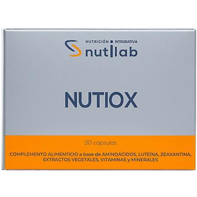 Nutilab Nutiox 30 Kapseln - Nahrungsergänzung mit Vitaminen, Aminosäuren, Pflanzenextrakten Nutilab Nutiox 30 Kapseln - Nahrungsergänzung mit Vitaminen, Aminosäuren, Pflanzenextrakten