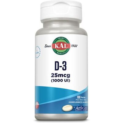 Kal D-3 1000 IU - Knochenstärkendes Supplement Kal D-3 1000 IU - Knochenstärkendes Supplement