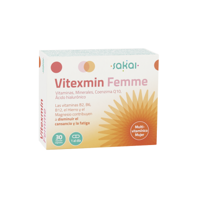 Sakai Vitexmin femme - Vitamine & Mineralien - 30 Veggie Kapseln Sakai Vitexmin femme - Vitamine & Mineralien - 30 Veggie Kapseln