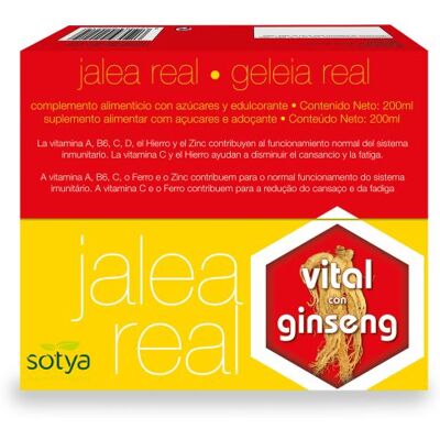 Sotya Vital Gelée Royale mit Ginseng 20 Ampullen 20 Sotya Vital Gelée Royale mit Ginseng 20 Ampullen 20