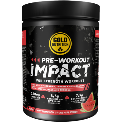GoldNutrition Pre-Workout Impact Wassermelone 400g GoldNutrition Pre-Workout Impact Wassermelone 400g