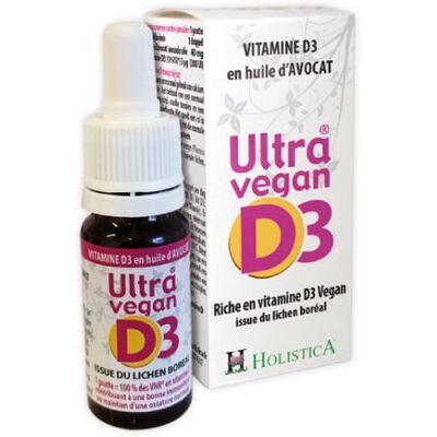 Holística Ultra Vegan D3 Drops 8 ml Holística Ultra Vegan D3 Drops 8 ml