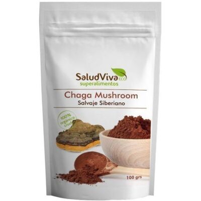 Salud Viva Chaga Wild Siberian Mushroom 100 gr Salud Viva Chaga Wild Siberian Mushroom 100 gr