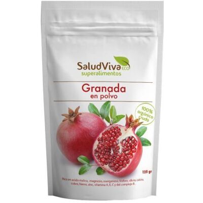 Salud Viva Öko-Granatapfel-Pulver 125 gr Salud Viva Öko-Granatapfel-Pulver 125 gr