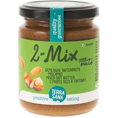 Terrasana 2Mix, Nusscreme Haselnuss und Mandeln 250gr Terrasana 2Mix, Nusscreme Haselnuss und Mandeln 250gr