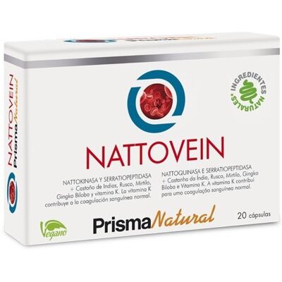 Prisma Natural Nattovein Unterstützung - Blutfluss Nahrungsergänzung Prisma Natural Nattovein Unterstützung - Blutfluss Nahrungsergänzung