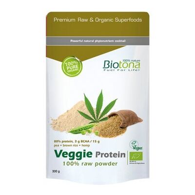 Biotona Veggie Protein Raw Bio - Pflanzliches Proteinpulver Biotona Veggie Protein Raw Bio - Pflanzliches Proteinpulver