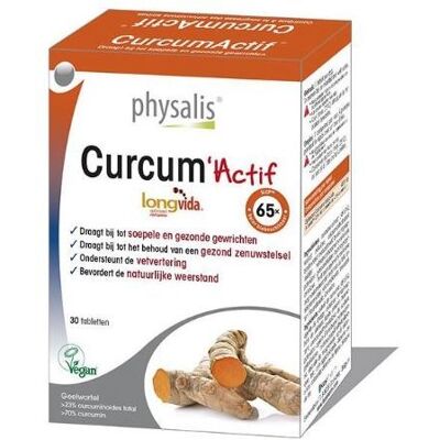 Physalis Curcum Actif - Longvida, Gelenkunterstützung - Nahrungsergänzung Physalis Curcum Actif - Longvida, Gelenkunterstützung - Nahrungsergänzung