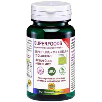 Robis Spirulina+Chlorella Bio 90 Tabletten Robis Spirulina+Chlorella Bio 90 Tabletten