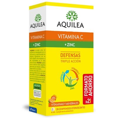 Aquilea Vitamin C + Zink 28 Brausetabletten Aquilea Vitamin C + Zink 28 Brausetabletten