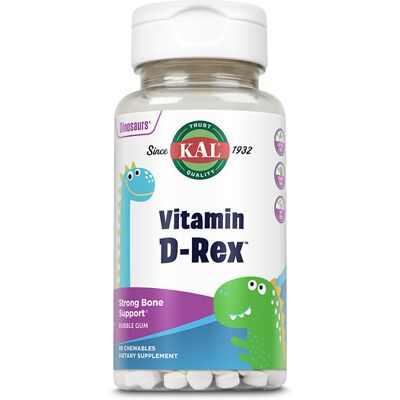 KAL Vitamin D-Rex Bubble Gum Kautabletten - Nahrungsergänzungsmittel KAL Vitamin D-Rex Bubble Gum Kautabletten - Nahrungsergänzungsmittel