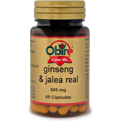 Obire Ginseng & Gelée Royale 600 mg 60 Kapseln Obire Ginseng & Gelée Royale 600 mg 60 Kapseln