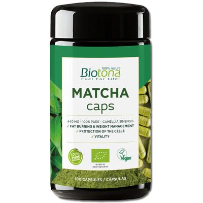Biotona Bio Matcha 100 Kapseln Biotona Bio Matcha 100 Kapseln