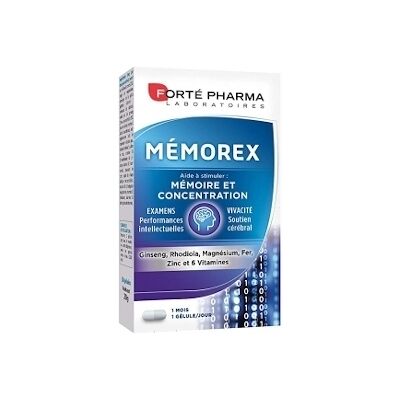 Forté Pharma Energy Memorex Optimiert Gedächtnis und Konzentration Forté Pharma Energy Memorex Optimiert Gedächtnis und Konzentration