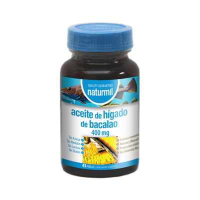 Naturmil Lebertran 400 mg 45 Kapseln Naturmil Lebertran 400 mg 45 Kapseln