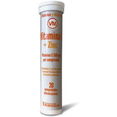 Ynsadiet Vitamin C + Zink 500 mg 20 Tabletten Ynsadiet Vitamin C + Zink 500 mg 20 Tabletten