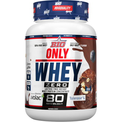 BIG Nur Whey Protein Konzentrat 1 kg Schoko-Haselnuss BIG Nur Whey Protein Konzentrat 1 kg Schoko-Haselnuss