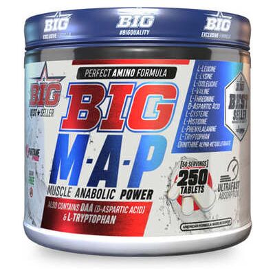 Big Map 250 Comp - Aminosäure-Ergänzung - Muskelaufbau Big Map 250 Comp - Aminosäure-Ergänzung - Muskelaufbau